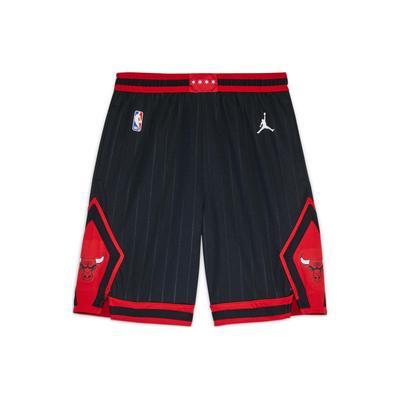 Chicago Bulls Логотип Принт Лоскутная Свободные Прямые Спортивные Шорты Детские Шорты Черный DJ7603-010