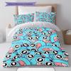 Gumball Pattern Bedding Home Decoration Birthday Gift ( 1 Duvet Cover + 2 Pillowcase, Without Core),fan Merchandise.