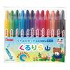 Цветные карандаши Pentel Kururira 12 цветов набор GTW-12
