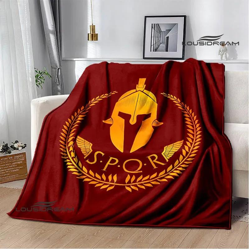 Одеяла с римским логотипом SPQR, детское теплое одеяло, мягкое и удобное одеяло, домашнее одеяло для путешествий, подарок на день рождения