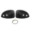2pcs Rearview Mirror Cover Add On Carbon Fiber Cap Without Hole Fit for R53 JCW 20022006