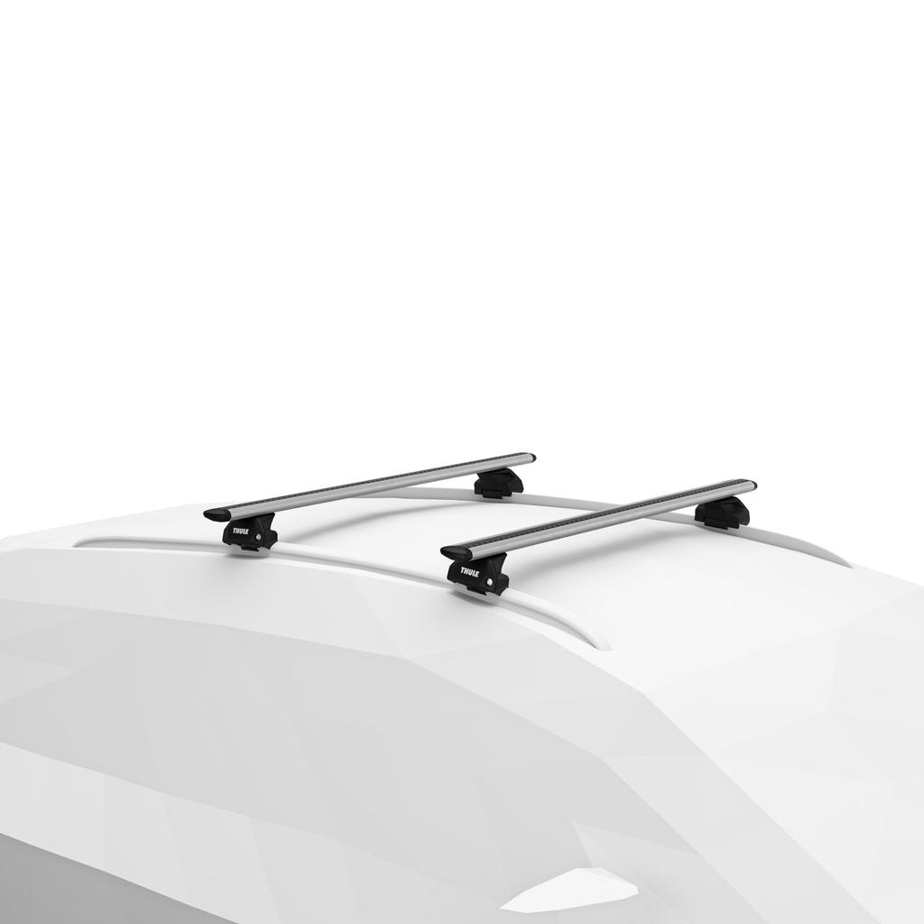 Thule Evo Flash Rail Foot 7106 Прямой багажник на крышу с одним замком Slide Professional Bar 710600 (Совместимость с Square Wing/Evo)