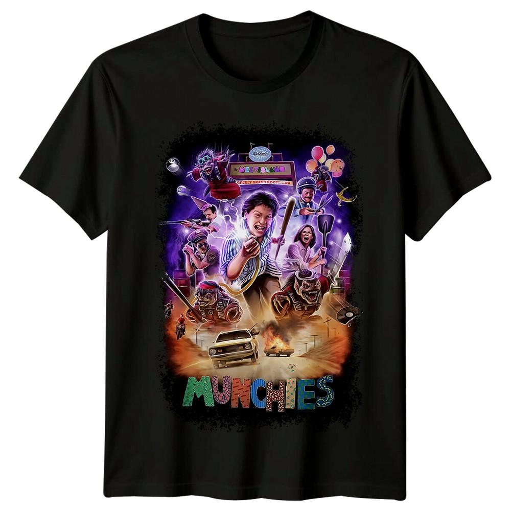 Munchies (1987) Movie Poster Inspired T-Shirt Retro 80s Tee Unisex