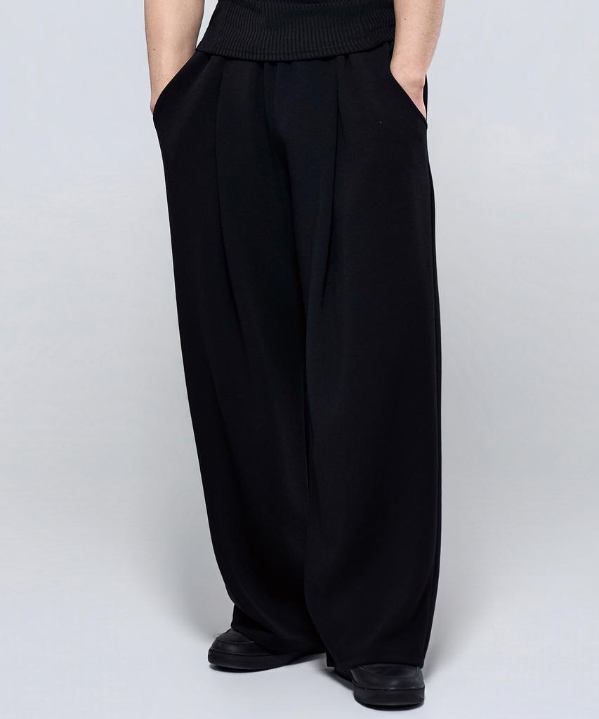 Pijikeolgameoncheu P2629 Лекция Напряжение Глубокие плиссированные длинные брюки [2 цвета]
