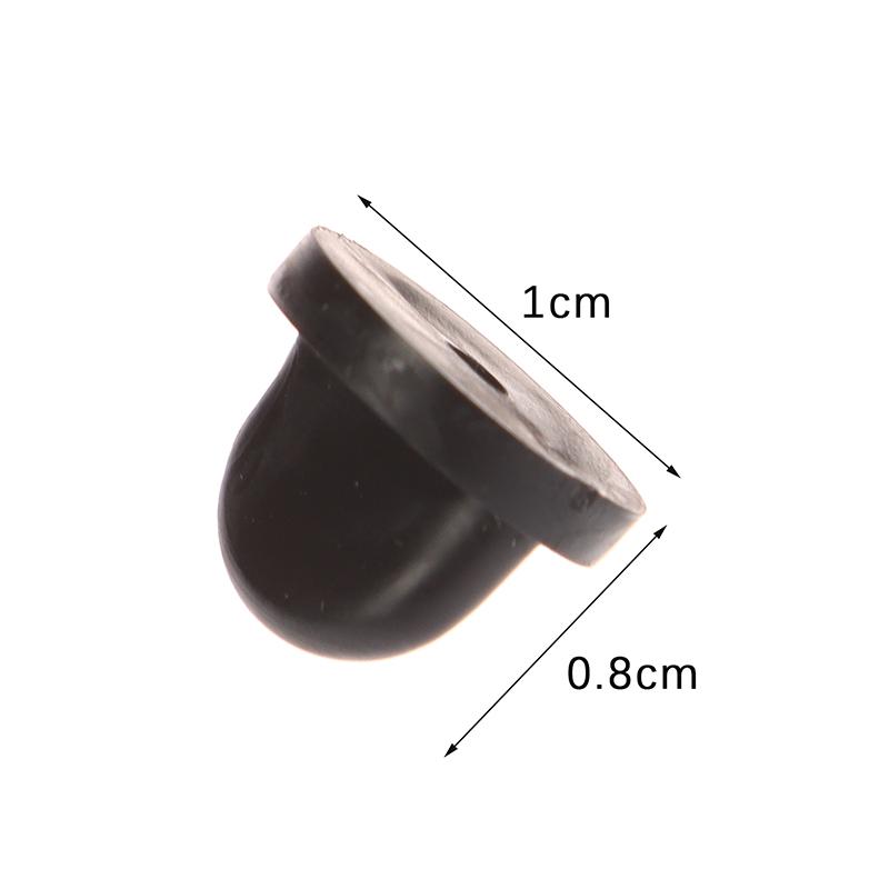 20 шт., черная прозрачная резиновая брошь, булавка, держатель для бейджа, аксессуары для броши