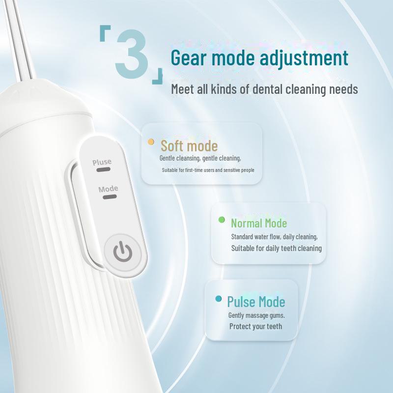 Портативный водонепроницаемый электрический ирригатор для домашнего использования - устраняет неприятный запах изо рта