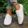 Fashion 2025 Women's Spring Autumn Soft Bottom Casual Shoes Breathable Lightweight Shoes Round Toe Fashionable Flat Single Shoes