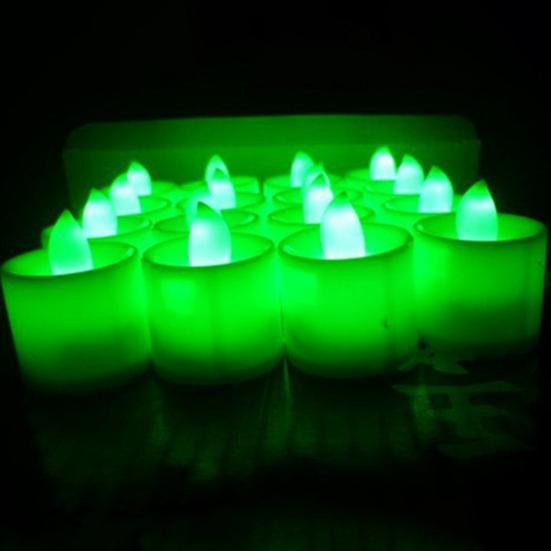 Свеча многоразового использования с питанием от многоцветной батареи, светодиодная беспламенная свеча, ночная лампа, декор для вечеринки