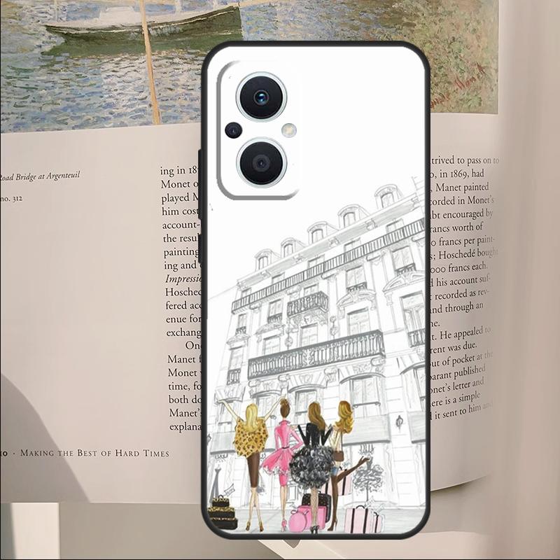 Sex and the City Cover For OPPO Reno 10 12 13 14 Pro 11 F 12F 13F 14F 7 8 Lite OPPO Find X9 X6 X5 X8 Pro Case