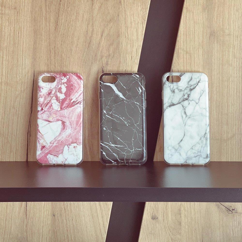 Wozinsky Marble Gel Case Marble Cover For Samsung Galaxy A02S Eu White