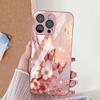 Милый Цветочный Чехол Для Телефона iPhone 17 14 15 13 11 12 16 Pro Max 17 Air 16E SE XR 7 8 Plus Закаленное Стекло Ударопрочный Бампер