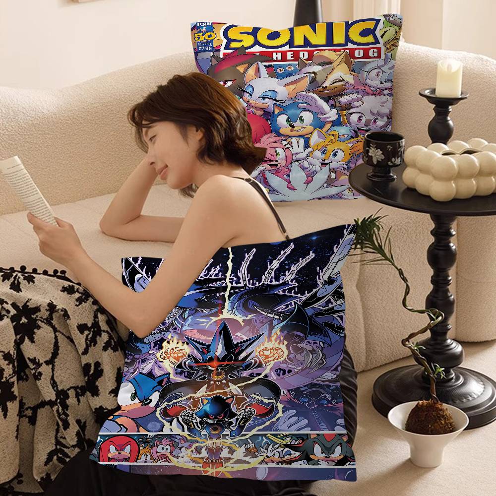 Аниме Игра S-SonicS Персонализированная Наволочка Детская Спальня Декор Дикой Вечеринки Наволочка Подарок на День Рождения Ребенка Душ