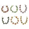 2026 NEW Sweet Colorful Beaded Plant Leaves Fruit Peach Cranberry Bracelet For Women Party Birthday Jewelry Gift