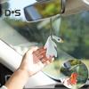 4Pcs Roast Duck Car Pendant Color Changing Duck Swing Ornament UV Temperature Indicator Cute Rearview Mirror Pendant Home Office Decor