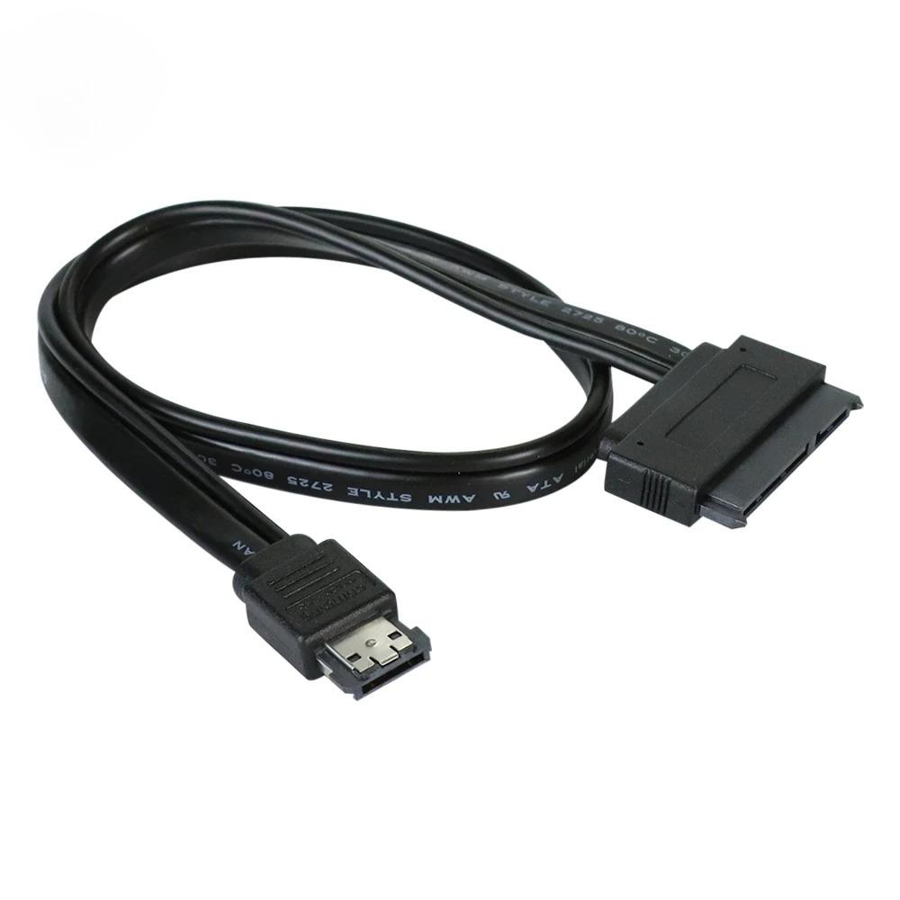 Горячая Распродажа Новый Комбинированный Кабель ESATA USB 5V на 22-контактный SATA USB для Жесткого Диска Высокое Качество 1 шт. 50 см Кабель