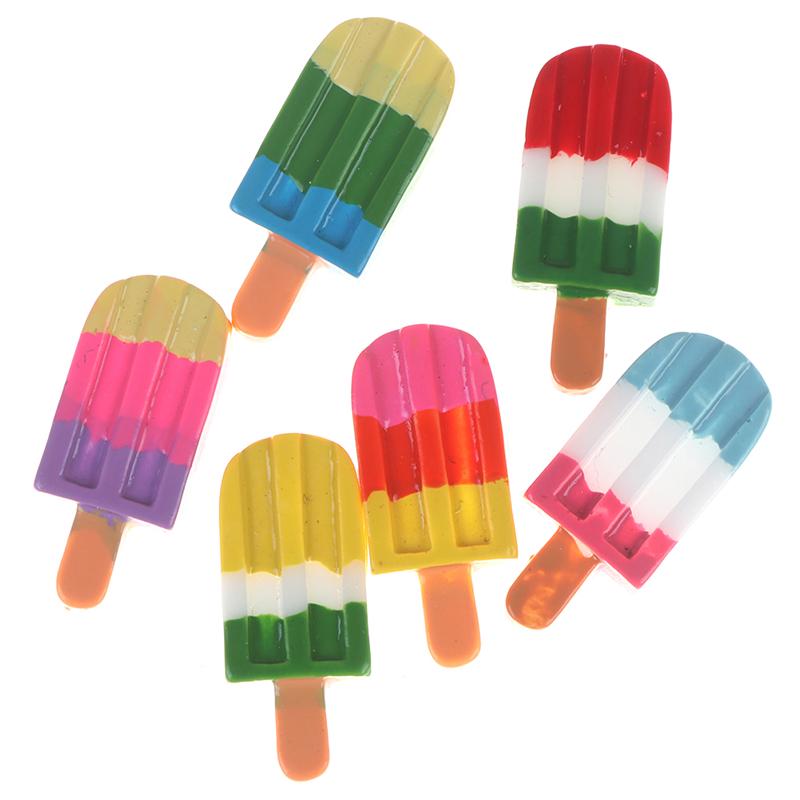5Pcs 1:12 1:6 Dollhouse Miniature Popsicle Dolls Kitchen Food Accessories