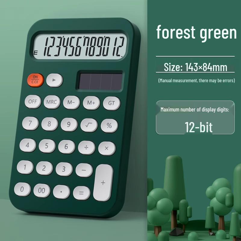 Gradient Goddess Multifunctional Office & Exam Calculator with Flexible Keyboard