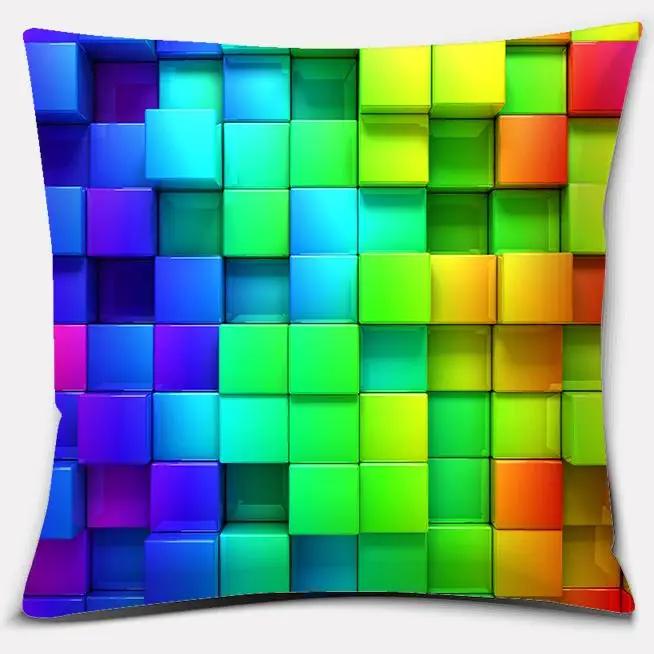Красочная серия декоративная подушка подарок украшение для дома и офиса спальня диван автомобиль подушка чехол