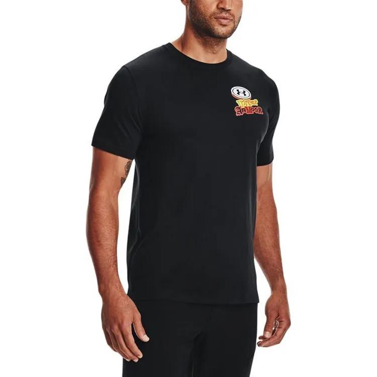 Under Armour T Shirt Men's Black (Unisex) T-Shirts 1366449 001