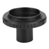Metal Adapter Ring 23.2mm T Mount Microscope Eyepiece for Nikon AI Mounts SLR Camera