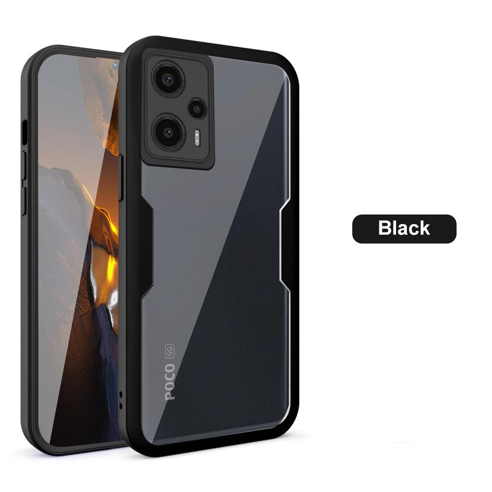 Чехлы с полной защитой 360 для POCO F6 F5 F4 F3 X7 X6 Pro X5 X4 GT X3 NFC M6 M5S M4 M3 Pro 5G, противоударный чехол для телефона