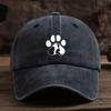 Мужская забавная бейсболка с принтом кошачьей лапы, модная и универсальная кепка с утиным козырьком