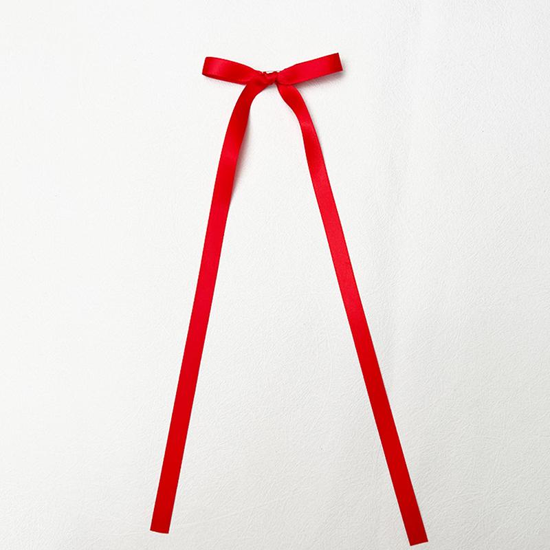 Заколка для волос в виде банта из ленты в корейском стиле, длинная заколка с кисточками, милый головной убор для женщин и девочек, модные аксессуары для волос для вечеринок