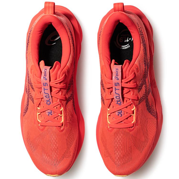 Asics Novablast 5 Fashion Casual Low-Top Running Shoes Men Sneakers Red Purple 1011B974-600