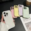 Роскошный Оригинальный Глянцевый Чехол из Закаленного Стекла для iPhone 11 12 13 14 15 16 17 pro max Защита Камеры Ударопрочный Бампер