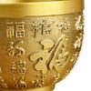 Brass Feng Shui Bowl Wealth Chinese Traditional Lucky Cornucopia Statue Sculpture Lucky Figurine Folk Treasure Bowl for