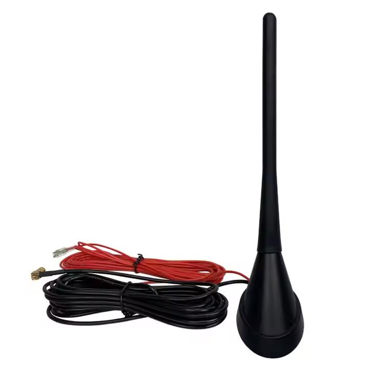 Universal Car Aerial Antenna 17.5 cm FM/DAB Car Radio Aerial Replacement Short Rod Vehicle Rubber Car Roof Mount Antenna Mas