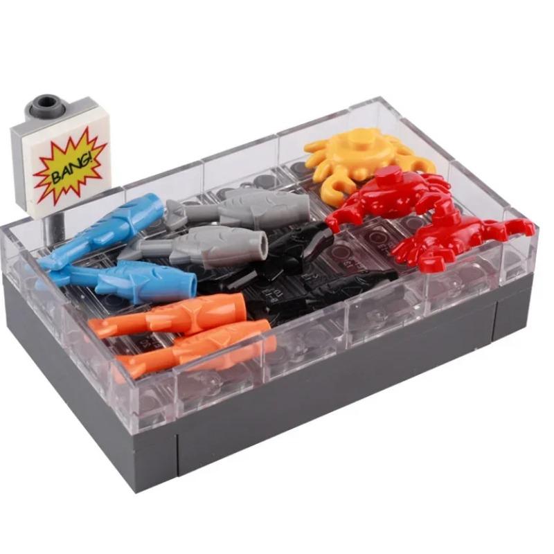 Конструктор Принтованные Кирпичики Морепродукты Овощи Мороженое Экспресс-посылка Компьютерный Контроллер Рождественские Хэллоуин Подарки MOC