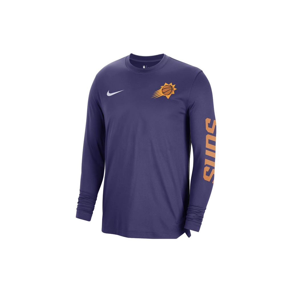 Nike Phoenix Suns Dri-FIT NBA Crew Neck Casual Quick-Dry Long Sleeve T-Shirt Men Tops Purple FB3490-566