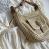 Yogodlns Fashion Summer Straw Crossbody Bag Women Beach Holiday Shopping Woven Shoulder Handbag Messenger Purses Bags