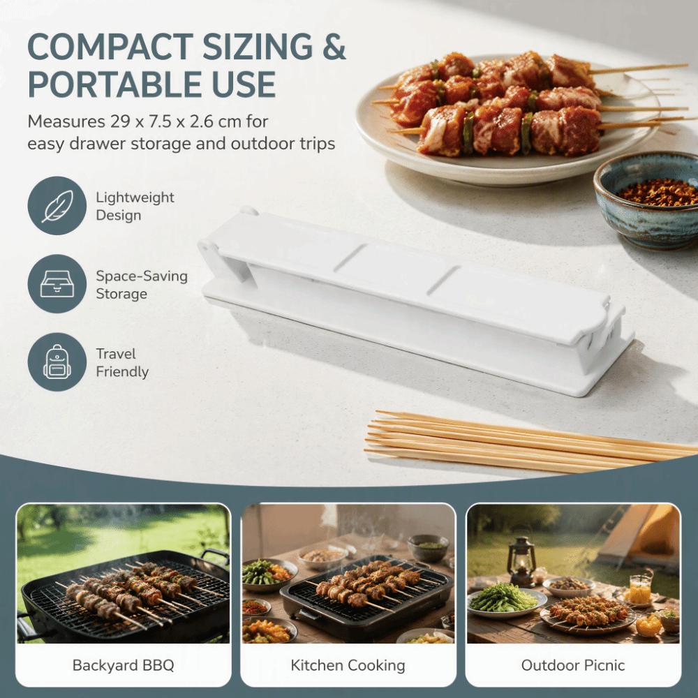 Plastic Kebab Mould White Kebab Press Practical Kebab Maker  Home Cooking