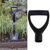 D-shaped Steel Shovel Handle Black Plastic Replacement Accessories Snow Shovel Top Handle Garden Digging Raking Tools