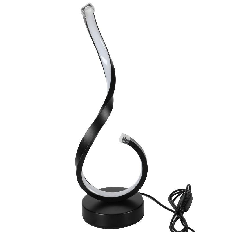 1 шт. Компактная современная USB-лампа с трехцветной регулировкой яркости, декоративная настольная лампа из железа