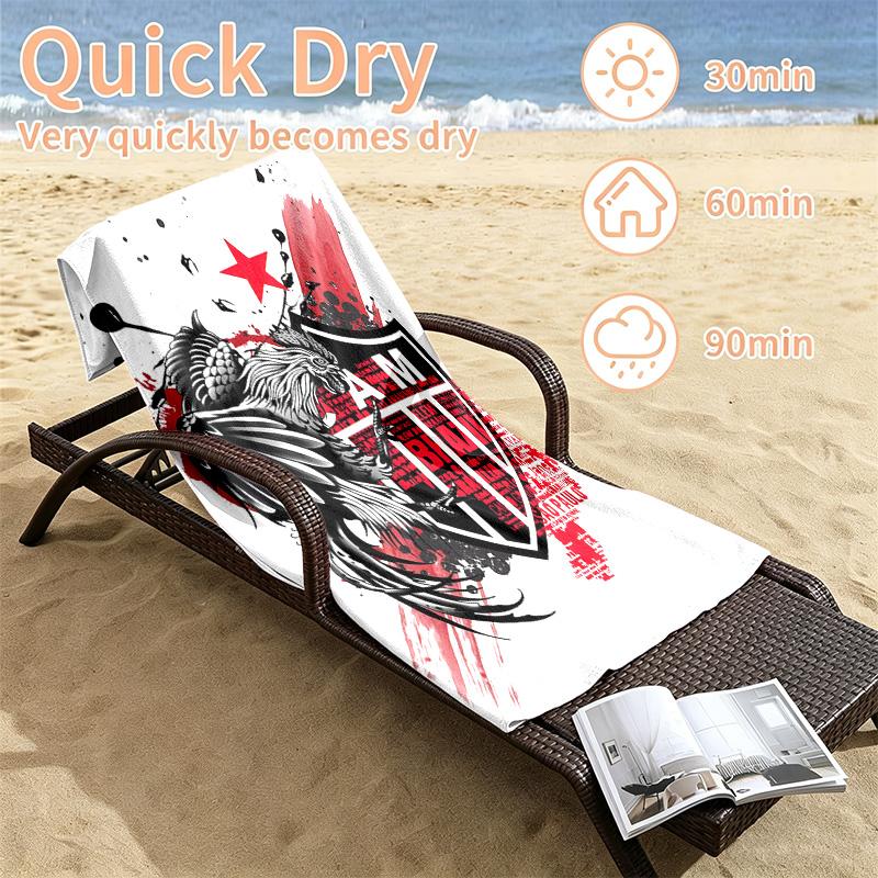 Clube Atletico Mineiro Beach towels also serve as bath towels summer essential a musthave for the outdoors the beach and the pool