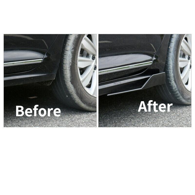 Universal For Volkswagen VW Jetta MK6 MK7 2010- Side Skirt Cover Fender Protector Body Kit Spoiler Lip Trim Car