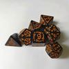 Многогранные игральные кости для TRPG DND RPG D20 D12 D10 D8 D6 D4 настольные игральные кости двухцветные развлекательные настольные игровые кости набор из 7 шт./лот
