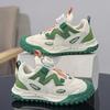 Youth style shoes Girls Soft Sole Chunky Sneakers Kids Winter Lightweight Breathable Toddler Running Shoes With Rotating Buckle