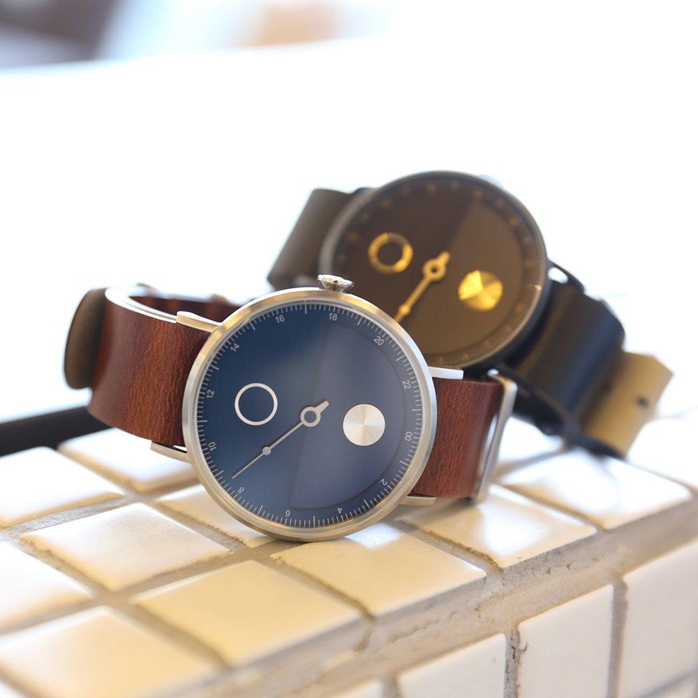 Часы кварцевые TS1602C подлинные импортные коричневые [налоговые] ДЕНЬ&НОЧЬ