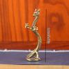 Pure Brass Loong Crafts Ornaments Zodiac Dragon Statue Standing Dragon Decoration Home Decorations