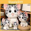Plush Cartoon Cat Toy Animal Stuffed Birthday Holiday Gift Throw Doll Pillow