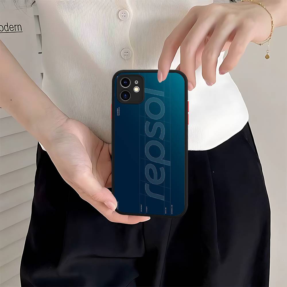 Fashion R-RepsolS Cool Phone Case For IPhone 16 15 14 11 12 13 Pro Max Plus 12 XS Max Back Cover Matte Case