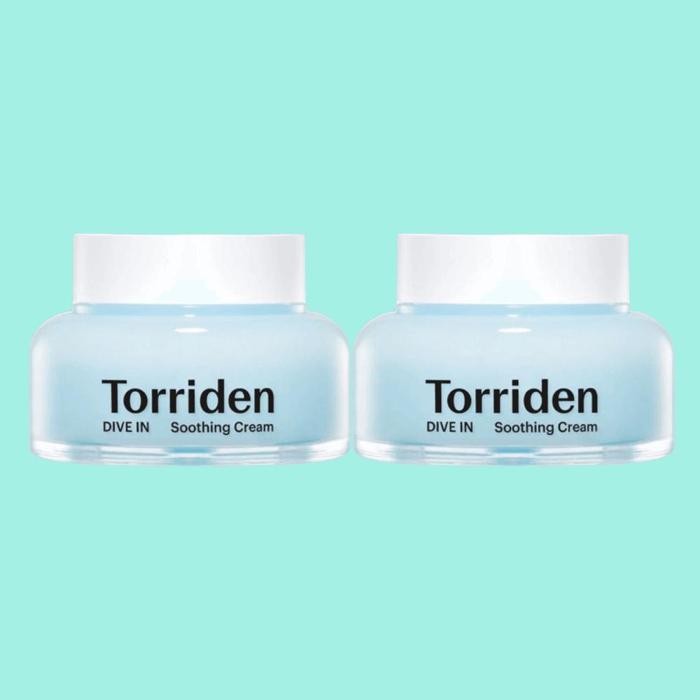 Успокаивающий крем Torridon Dive-in с низкомолекулярной гиалуроновой кислотой, 100 мл, 2 шт.