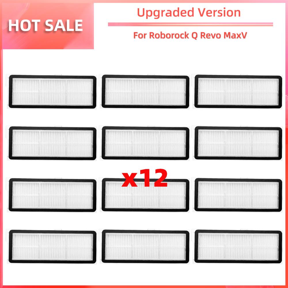 Совместимость с роботом-пылесосом Roborock Q Revo MaxV Основная боковая щетка Фильтр HEPA Швабра Запасные части для пылесборника Аксессуары