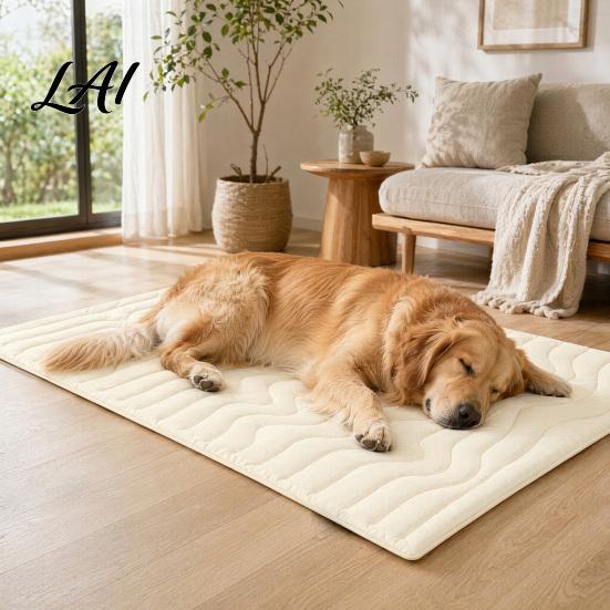 Outdoor Dog Cooling Mat Mat Foldable Portable Pet Pad Crate Soft Resting Pad Multi-Layer for Dogs Cats Indoor Travel Use Lightweight