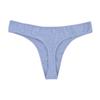 High Quality Comfort Simple Solid Color Ladies Thong Sports Breathable Large Size Women Sassy Sexy Panties Cotton Female Cute Solid Color Underpants