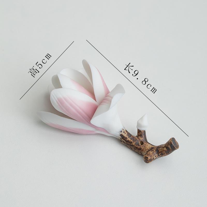 Керамические изделия ручной работы Магнолия Керамические декоративные украшения ручной работы Основа для ароматерапии Подставка для благовоний из сандалового дерева Домашний декор